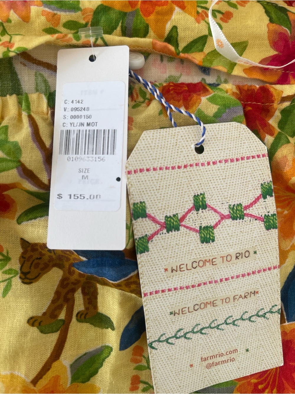 FARM Rio x Anthropologie Halter Mini Dress - Picture 12 of 13